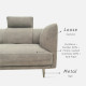Milton Sofa, L192, Semi Aniline Leather, G3 342 [Display x1]